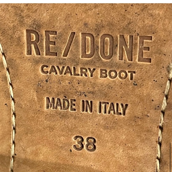 RE/DONE Cavalry Boots - Worn Camel - 38 - Picture 2 of 10